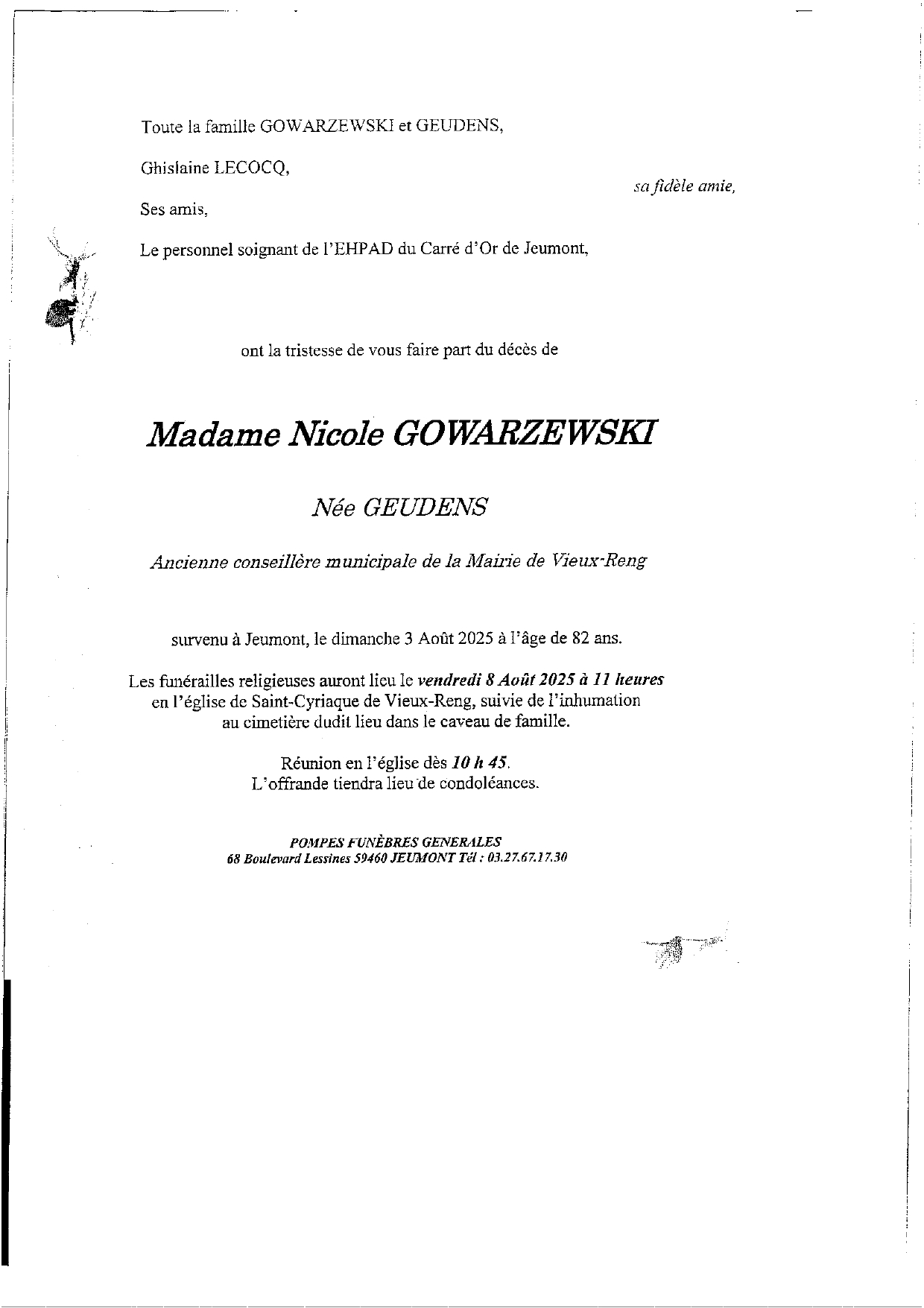 FAIRE PART NICOLE GOWARZEWSKI page 0001