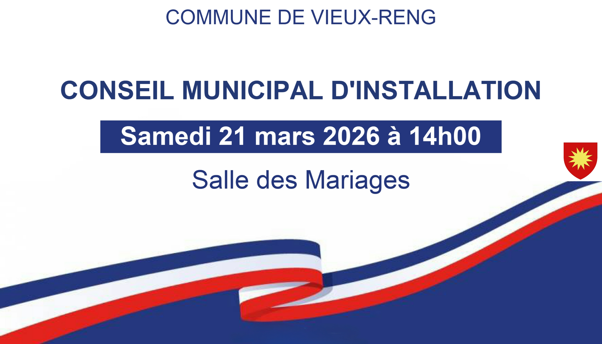 CONSEIL MUNICIPAL INSTALLATION