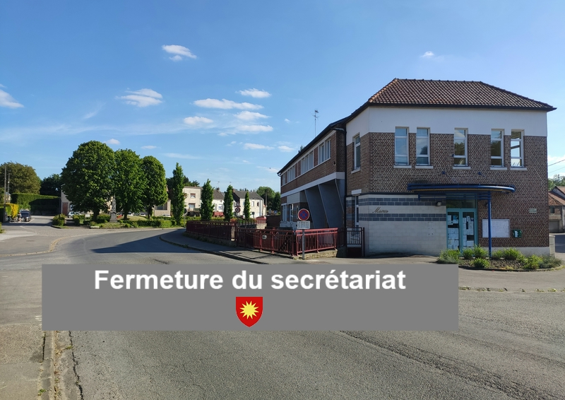 fermeture secretariat