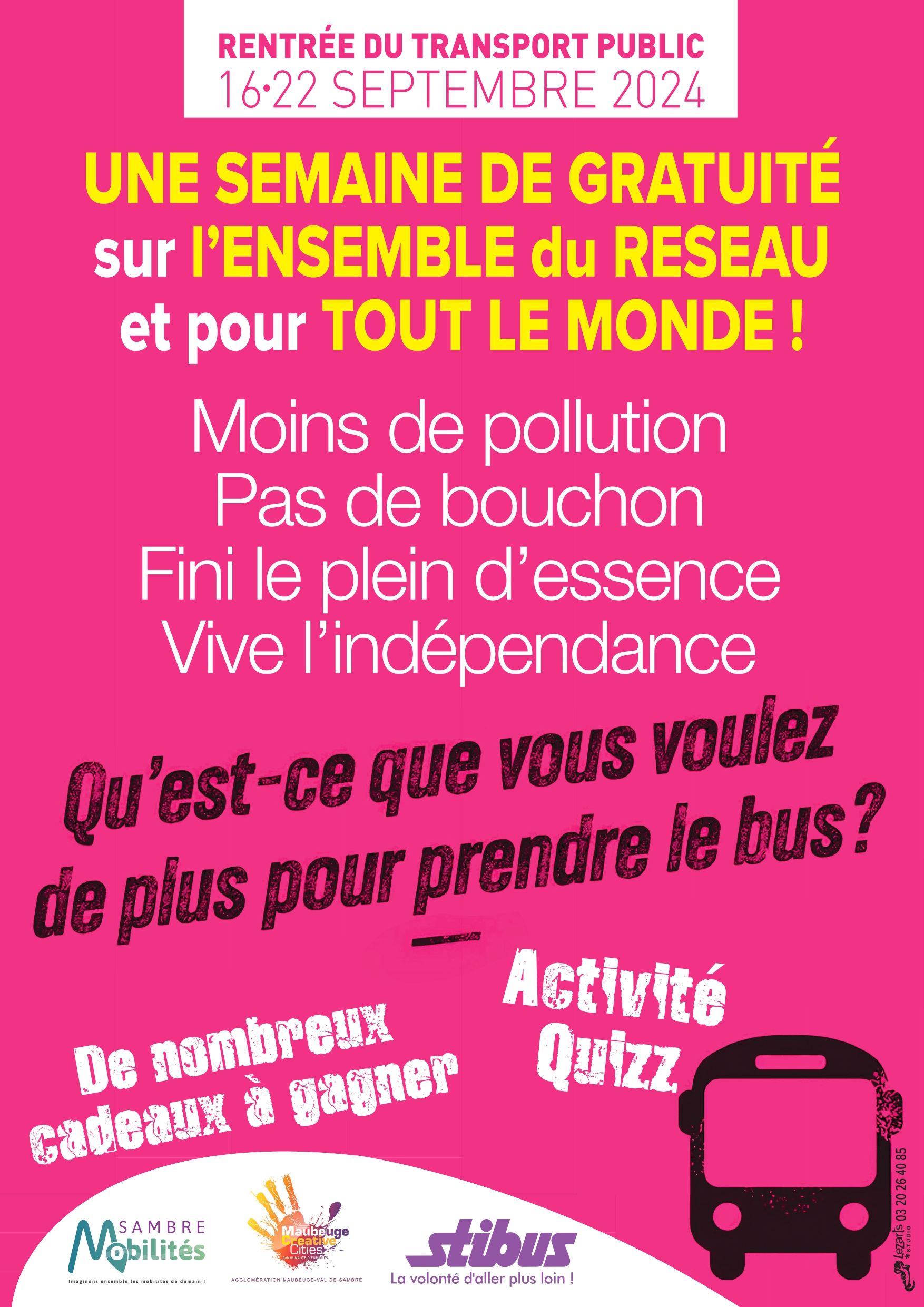 STIBUS SEMAINE GRATUITE 2024